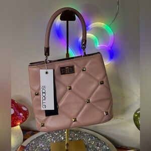 NWT - Isabelle “Like Dreams” Vegan Leather Quilted Studded Crossbody. Retail.$60